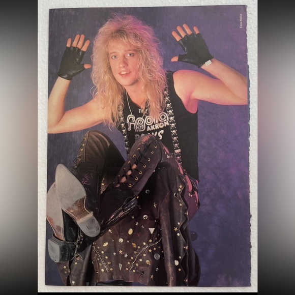 Vintage Warrant Jani Lane Pinup - Picture 1 of 1